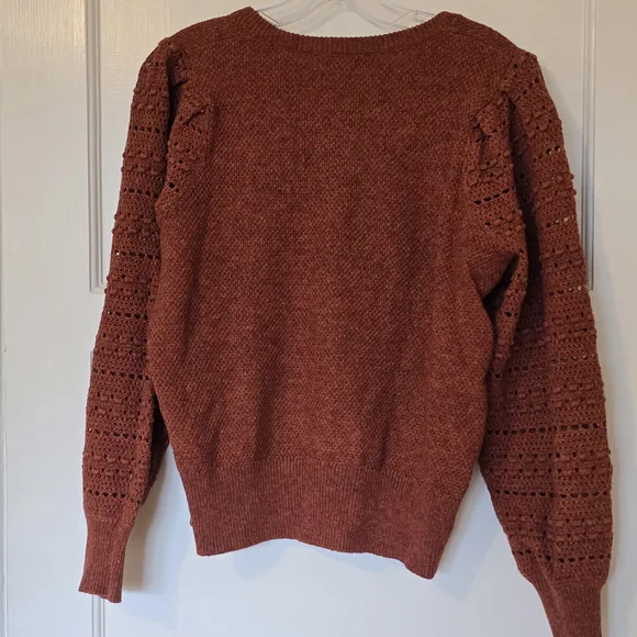 Madewell Cotton/ Wool Sweater Sleeve Detail - Picture 5 of 5